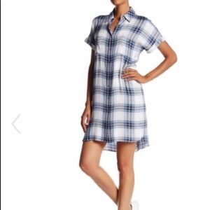 Max Studio Flannel T Shirt Dress M